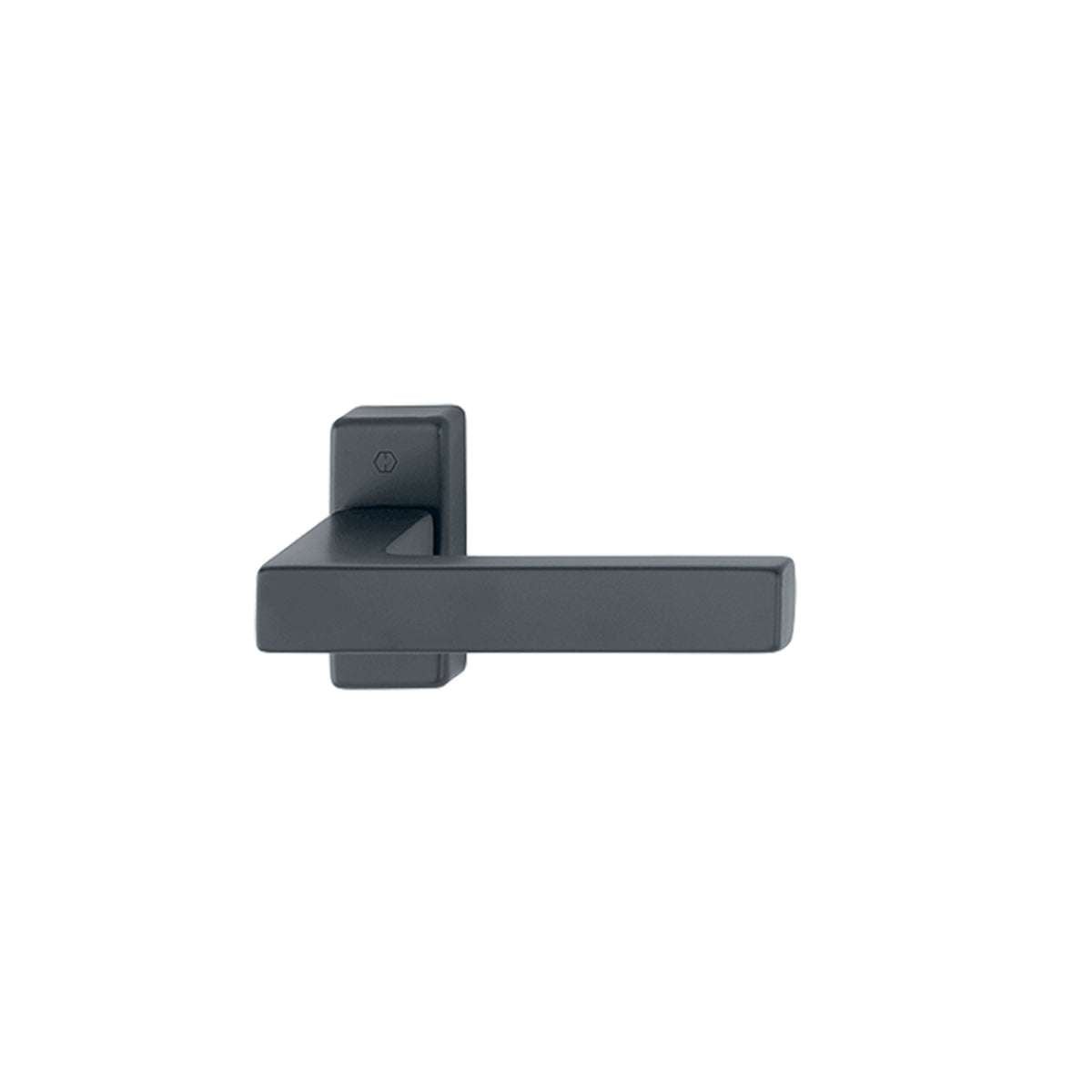 Maniglia con rosetta senza bocchetta Patent Austin F9714M nero opaco Hoppe 11784915