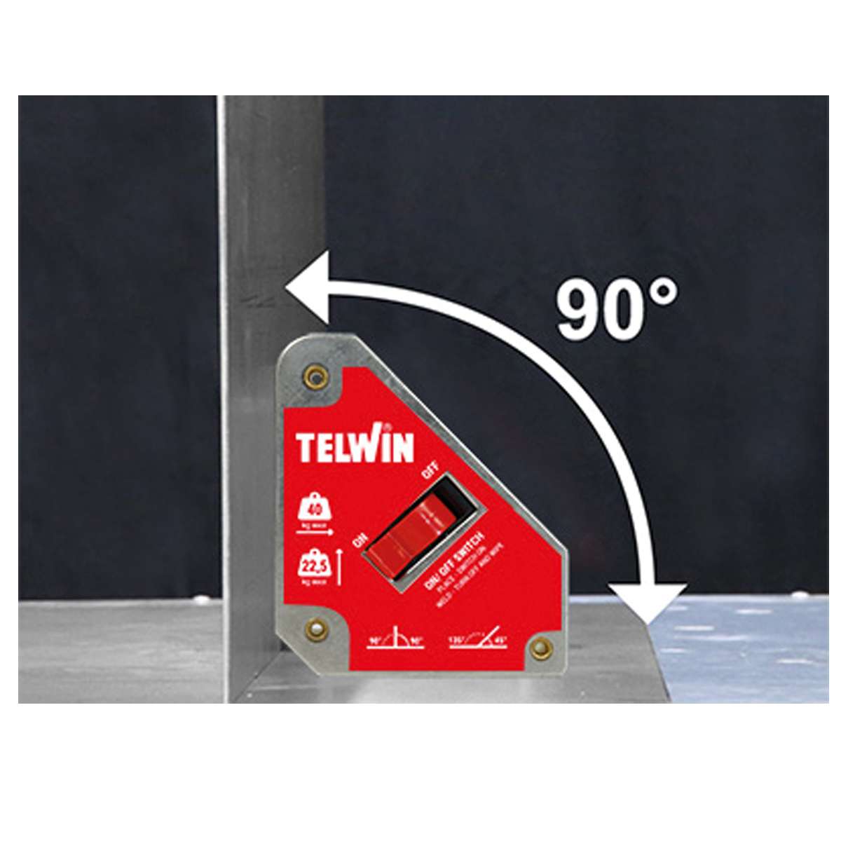 Posizionatore Magnetico con funzione ON/OFF 40 KG BL - Telwin - 804255