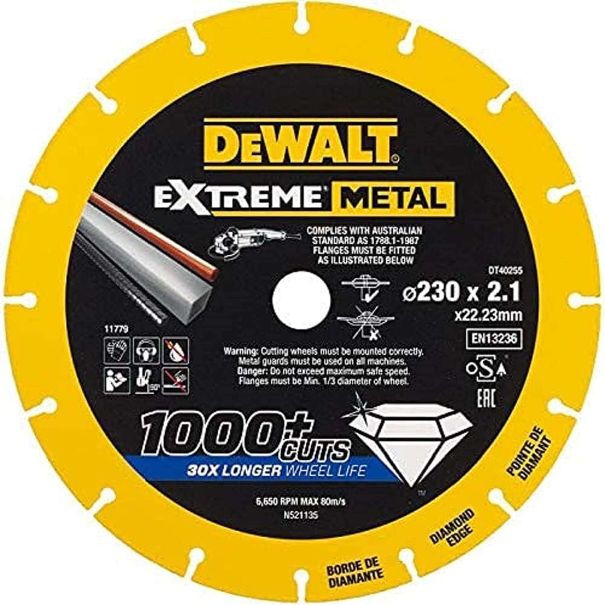 Disco DEWALT DT40255-QZ 230 X 2,1 Mm