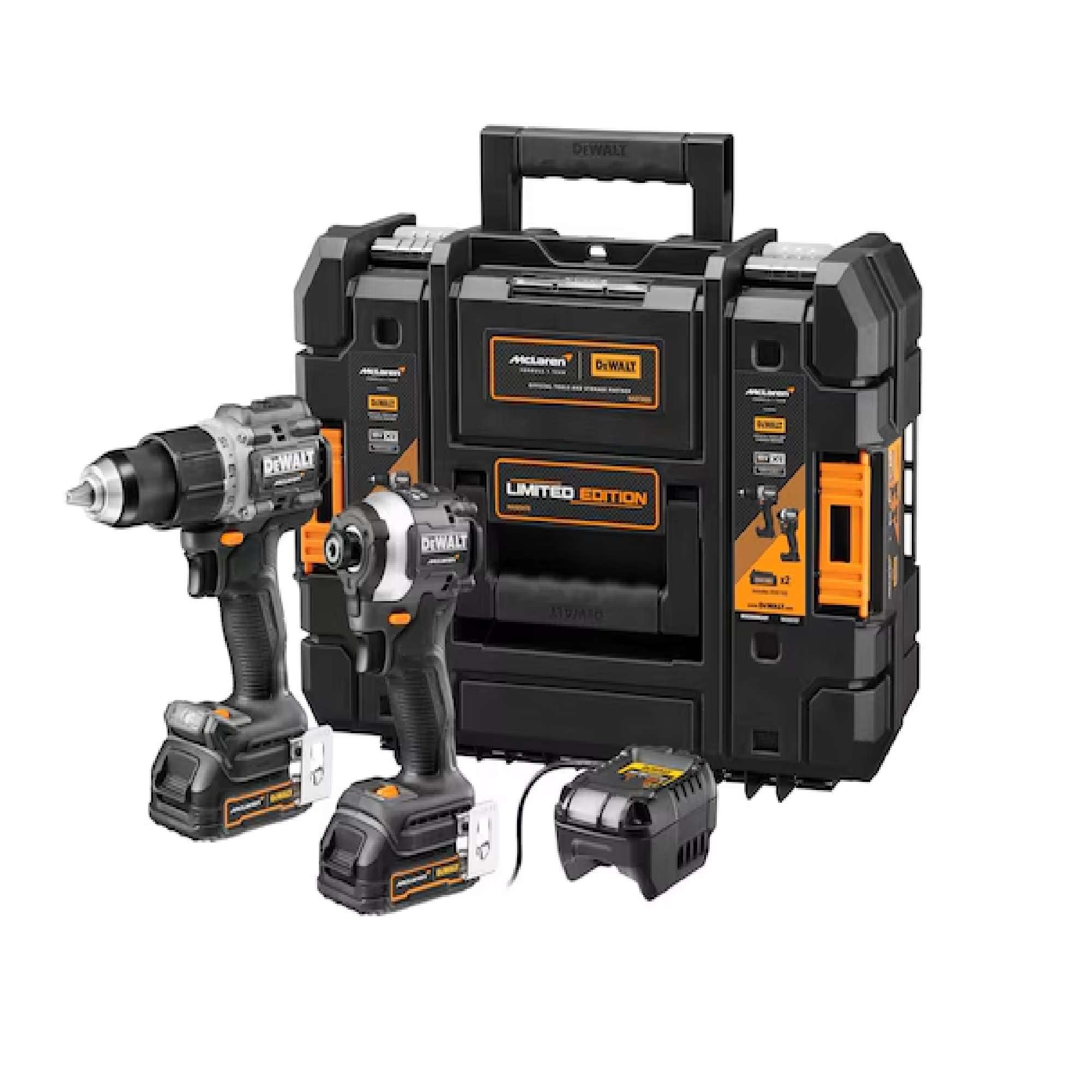 Kit trapano + avvitatore ad impulsi 18V XR - Dewalt x McLaren DCK200ME2GT-QW