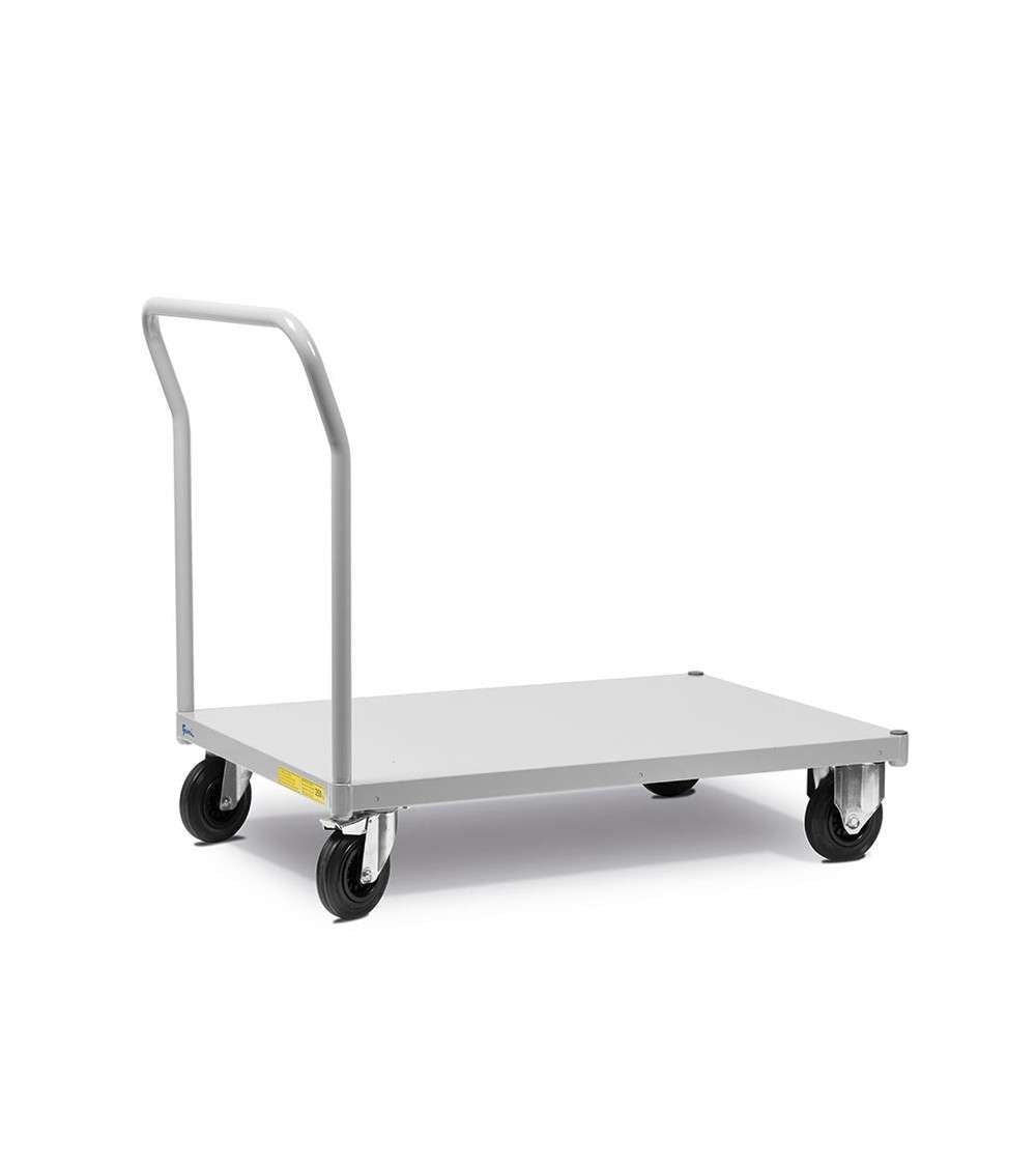 Carrello a ruote in gomma 1135 X 700 X 915 H - portata 250 KG - FAMI FCEB1050308 - Grigio