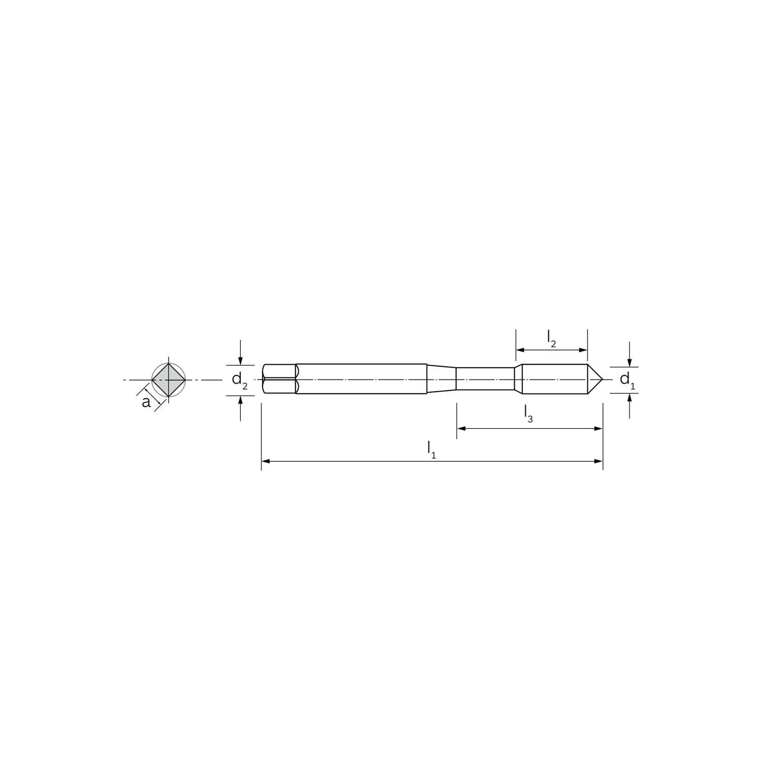 Maschio rapid N a macchina per applicazioni generiche DIN 371 - ILIX