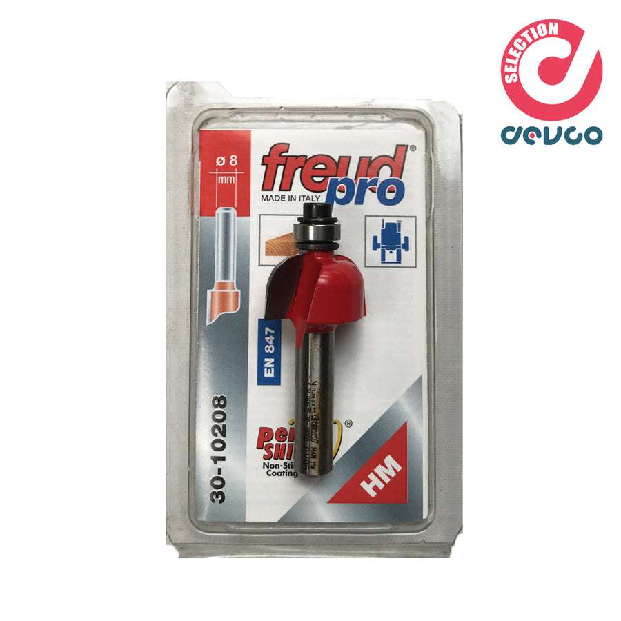 Fresa 2 taglienti per legno diametro 8  Freud - 30-10208