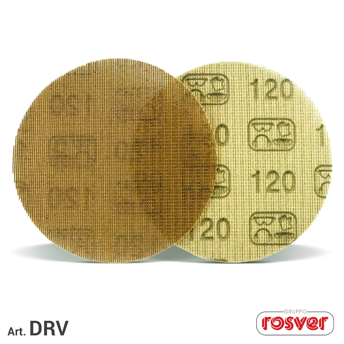 Disco rete strappo abrasivo D.150mm grane (60-800) - Rosver - DRV150 - Conf.50pz