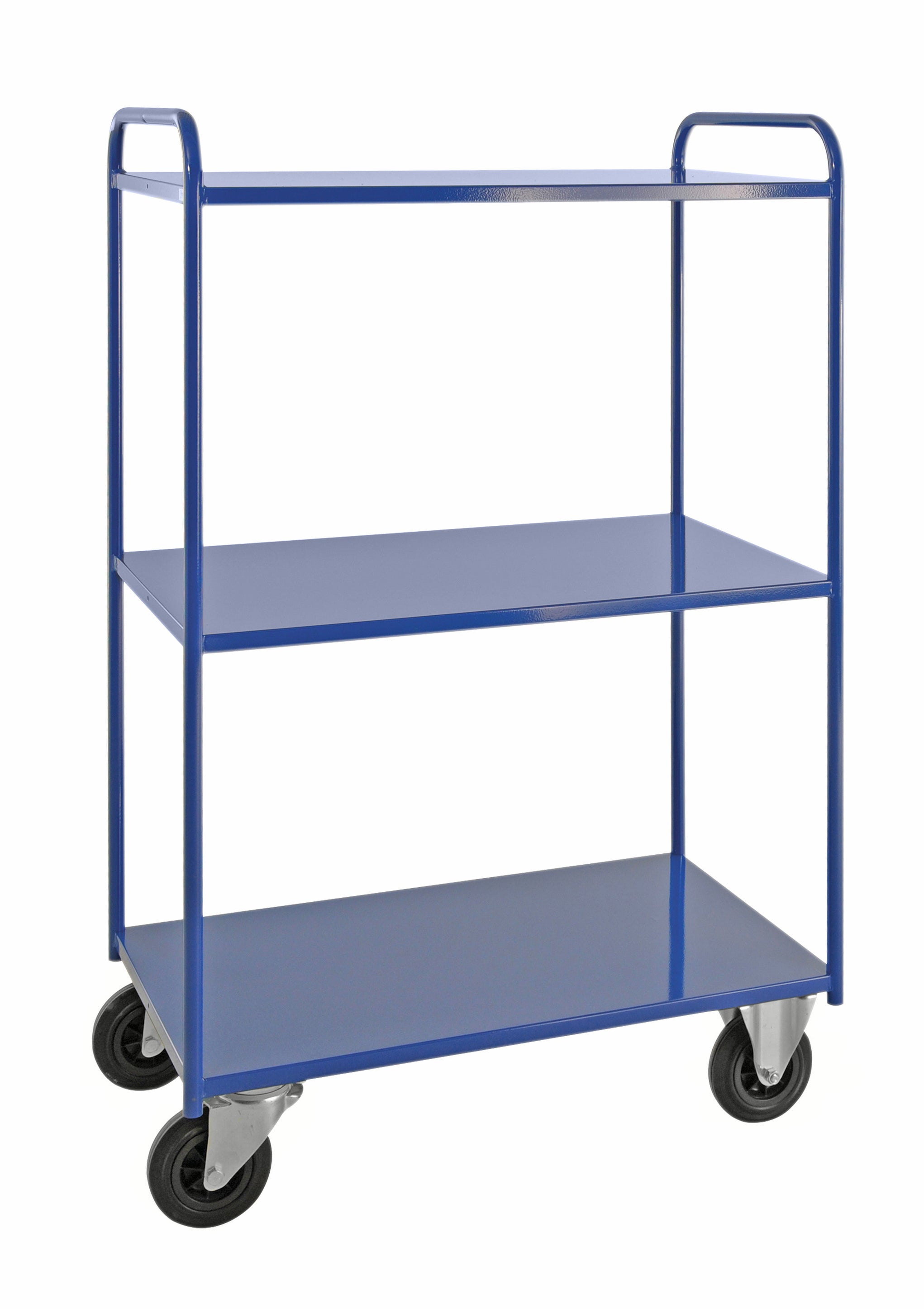 Carrello robusto in lamiera 3 ripiani Blu KM4149-B Kongamek