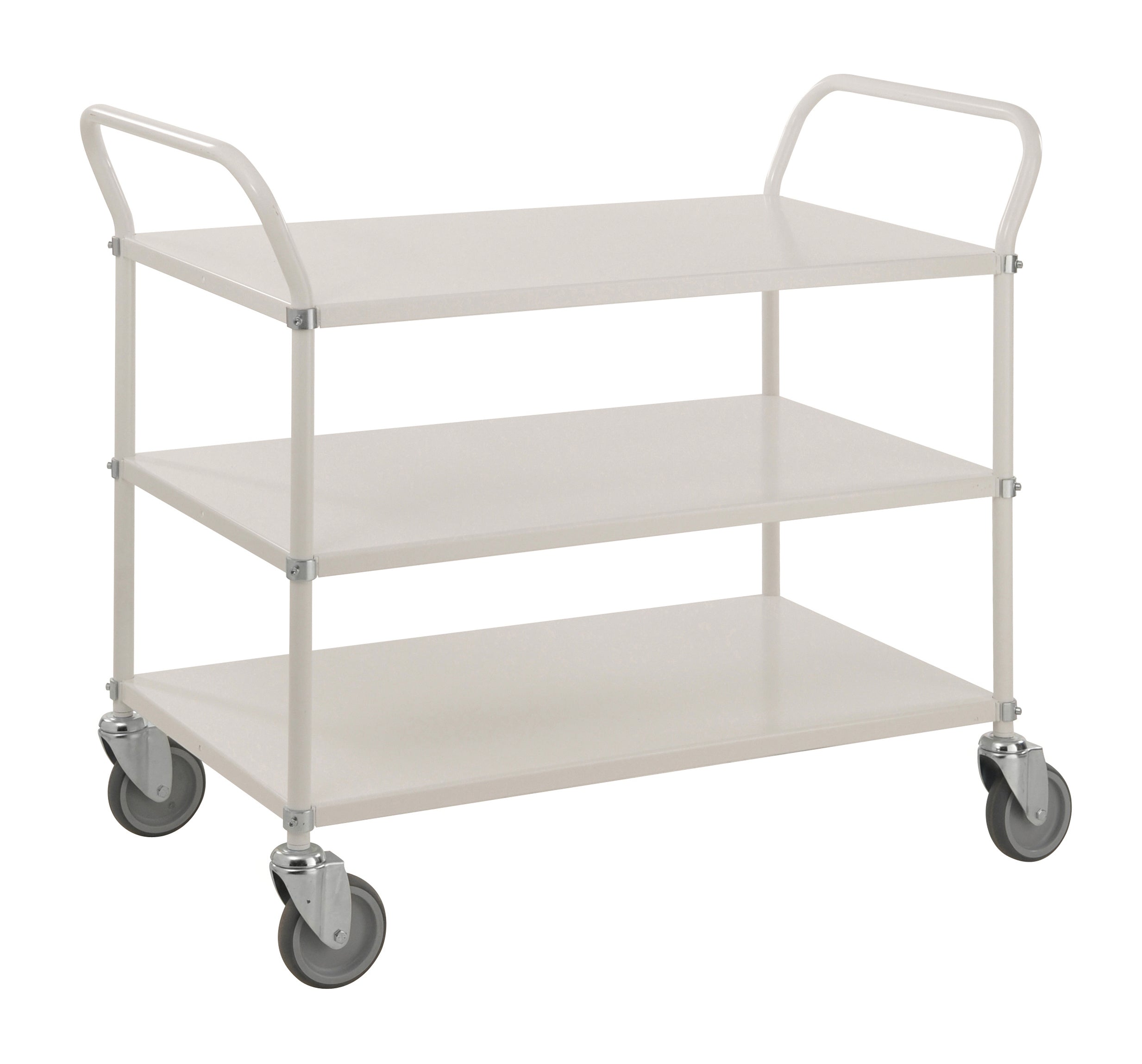 Carrello portatutto leggero 3 ripiani Bianco - KM4148B Kongamek