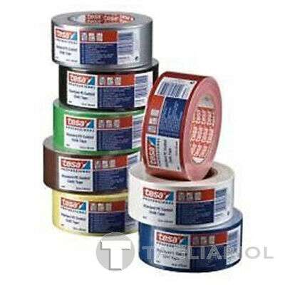 Nastro ROSSO 50mmX50m telato Standard rivestito in polietilene 04688