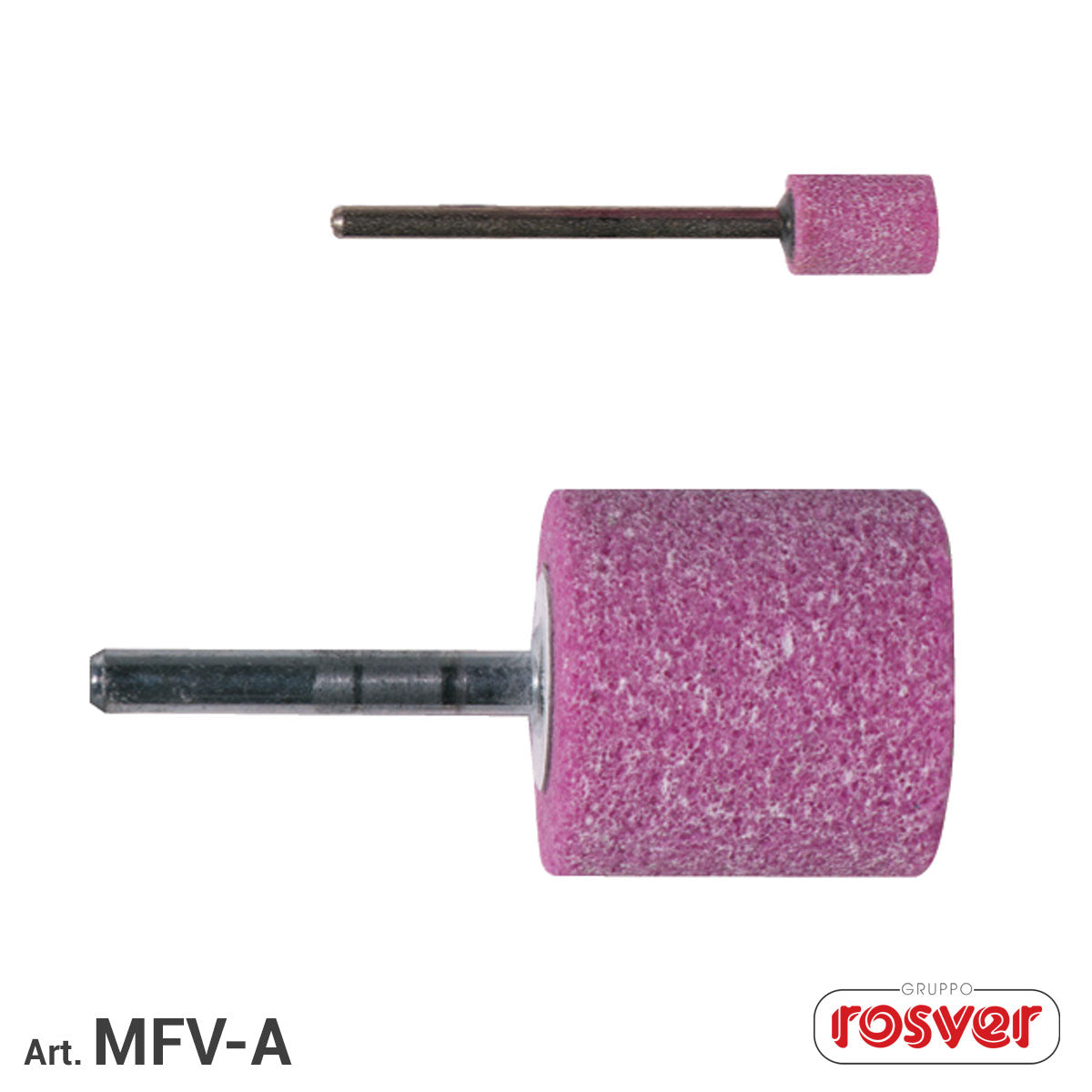 Molette Cilindriche Rosa - Rosver - MFV-A D20 - Conf.25pz