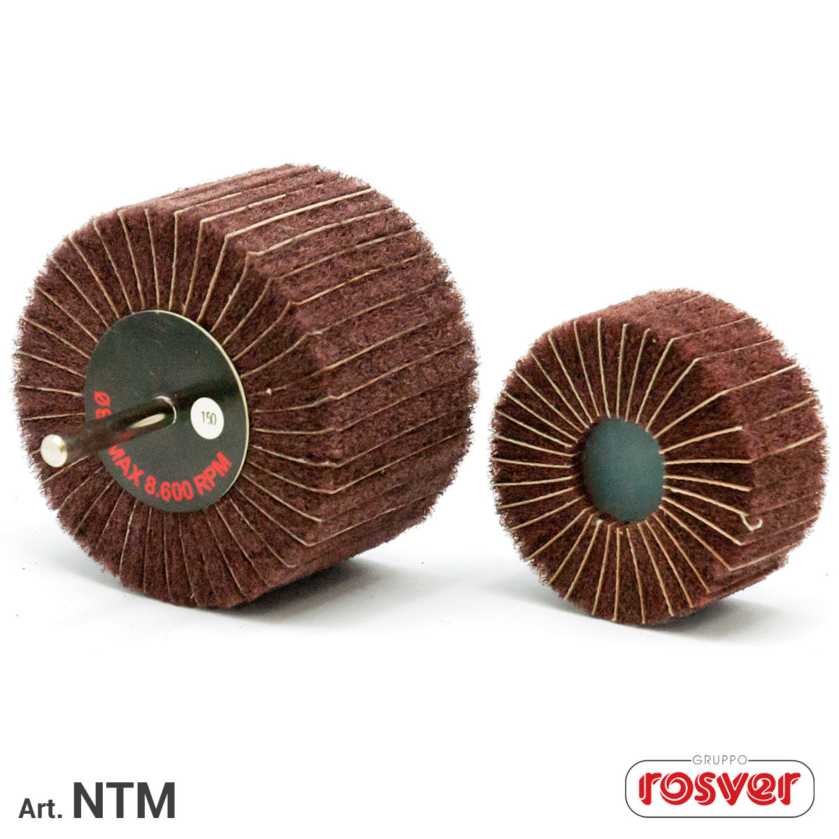 Ruote Abrasive Miste con Gambo - Rosver - NTM D.40x20x6 - Conf.10pz