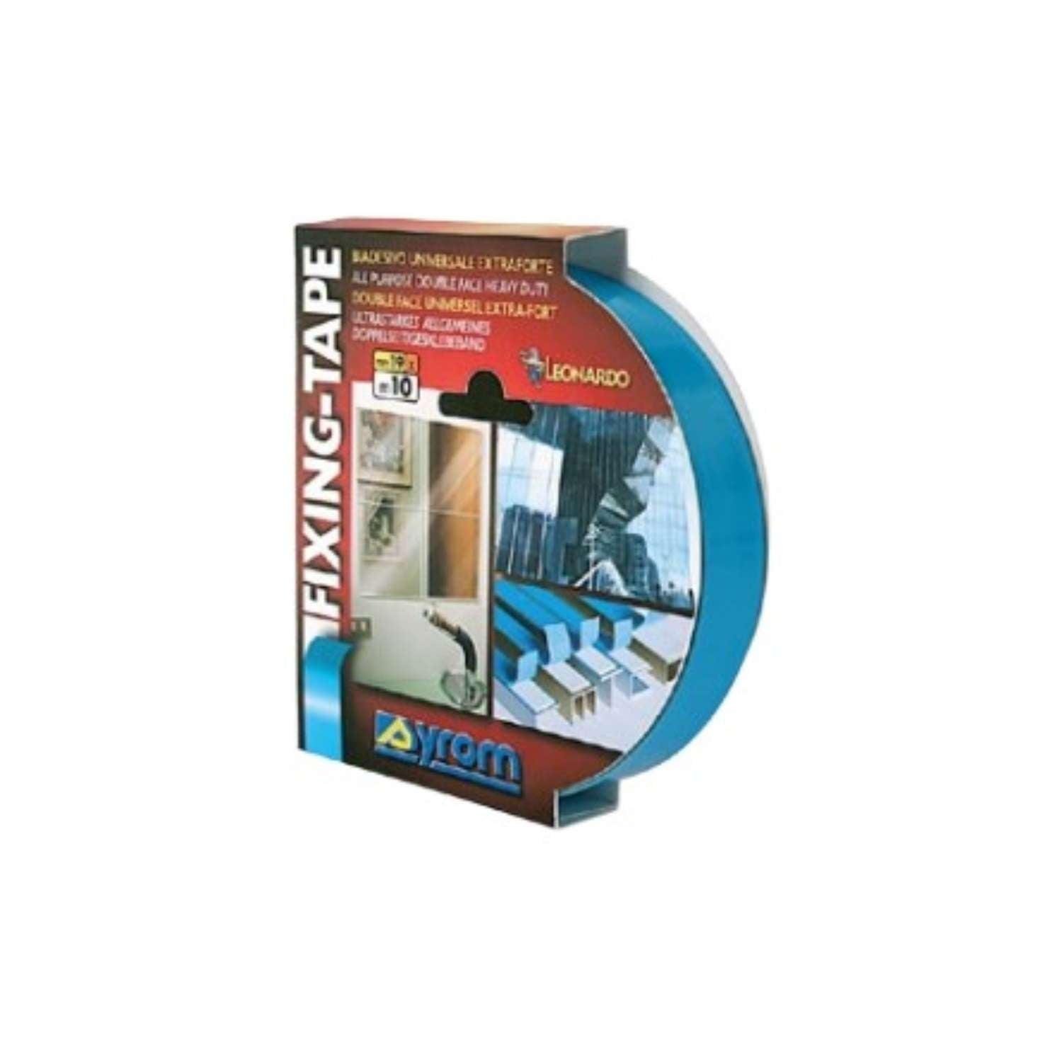 Nastro biadesivo Fixing Tape extraforte bianco - Syrom