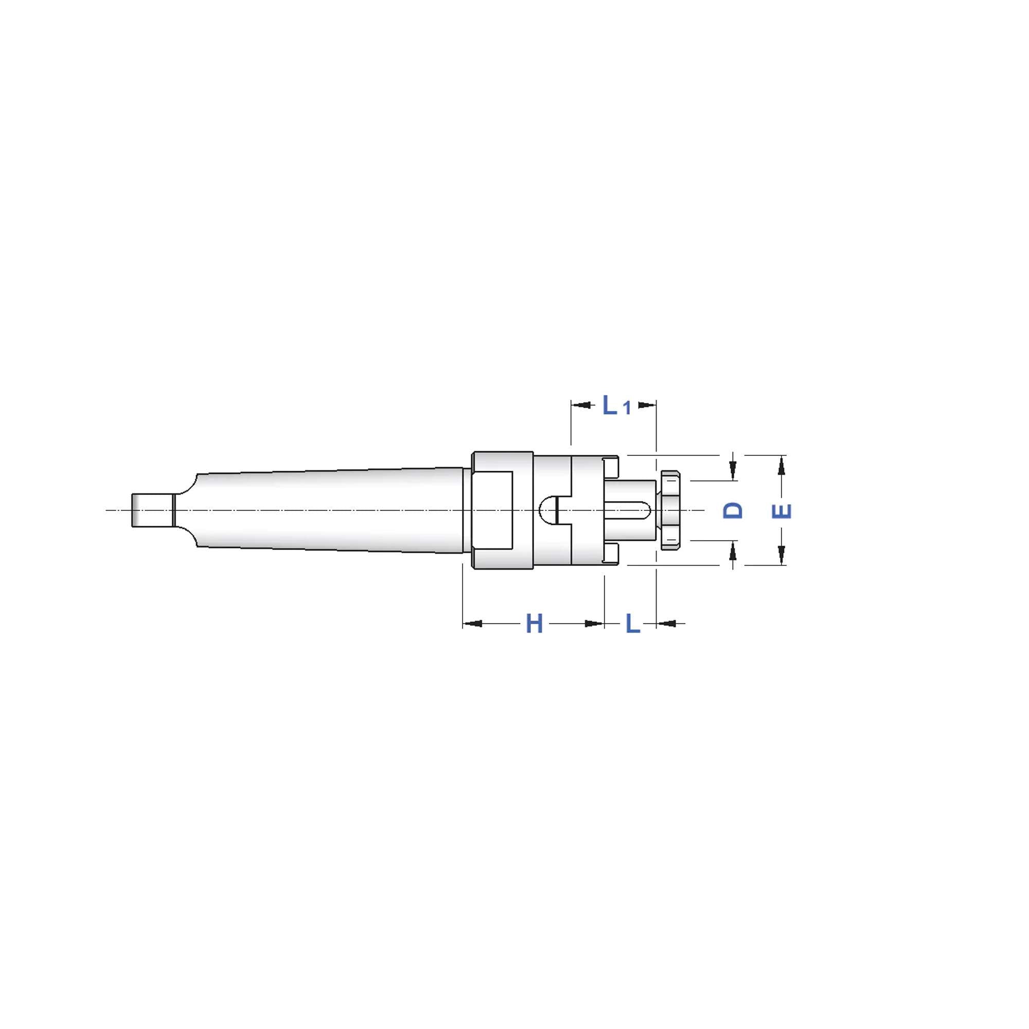 Portafrese combinati CM 4 con tenone D.16 COMBI / H 55 - Gait 0862