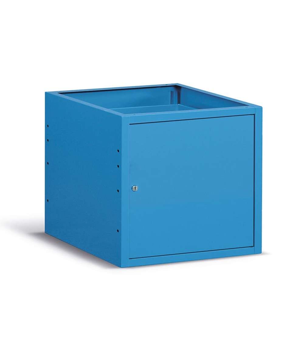 Cassettiera per banco da lavoro 630 X 607 X 570 H - con una porta, portata 25 KG - FAMI FBG03S63C000504 - Blu