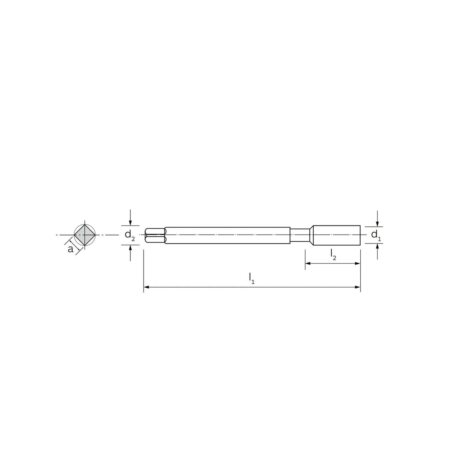 Maschio rapid N a macchina per applicazioni generiche DIN 5156 - ILIX