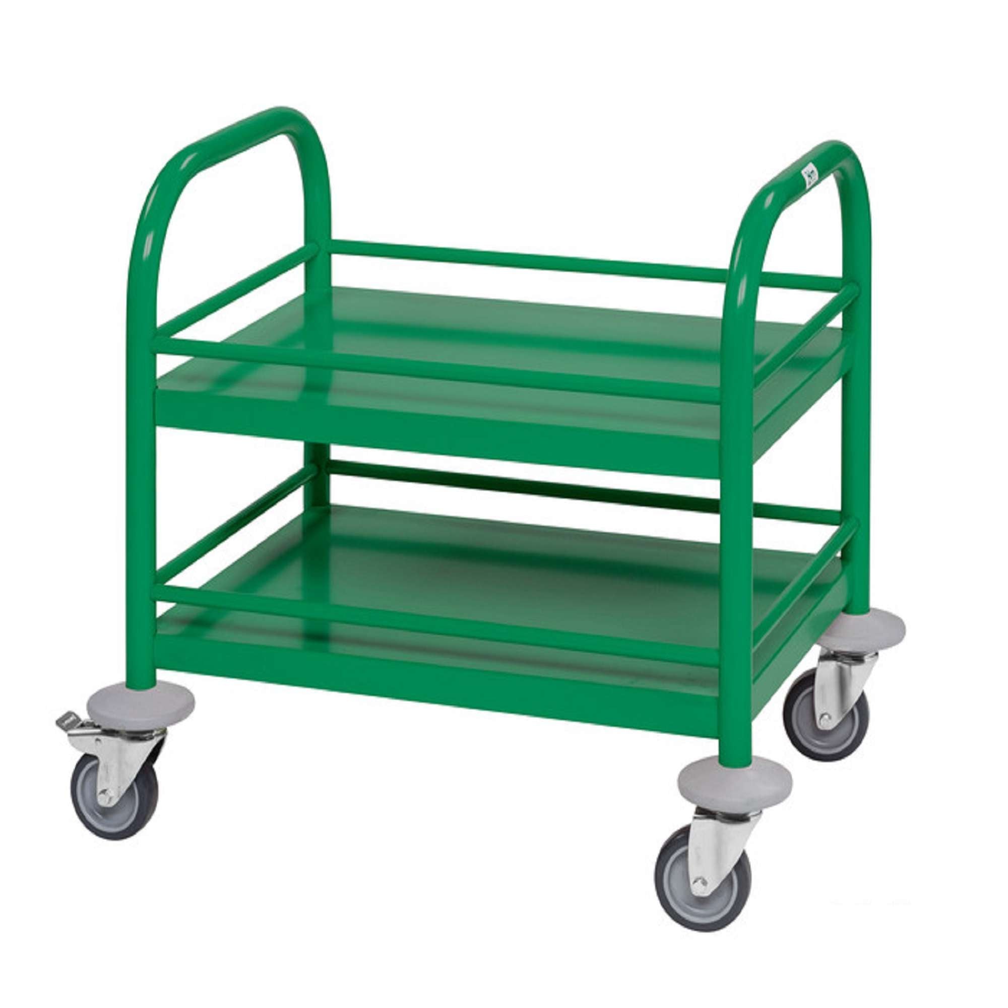 Mini carrello con freno, Verde LxPxH (mm) 530x375x550 - Kongamek KM21357-MINI